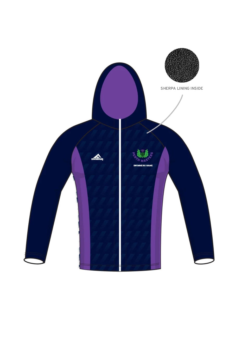 Perth Masters Kids Unisex Winter Zipped Performance Hoodie image 0