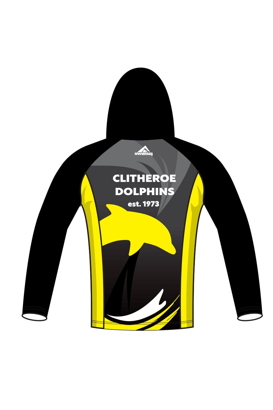Clitheroe Dolphins SC Adult Unisex Zipped Performance Hoodie image 1