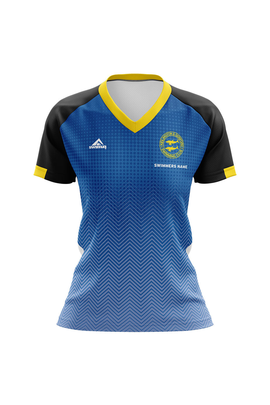 Kidlington and Gosford Masters SC Adult Female Club Shirt - V-Neck image 0