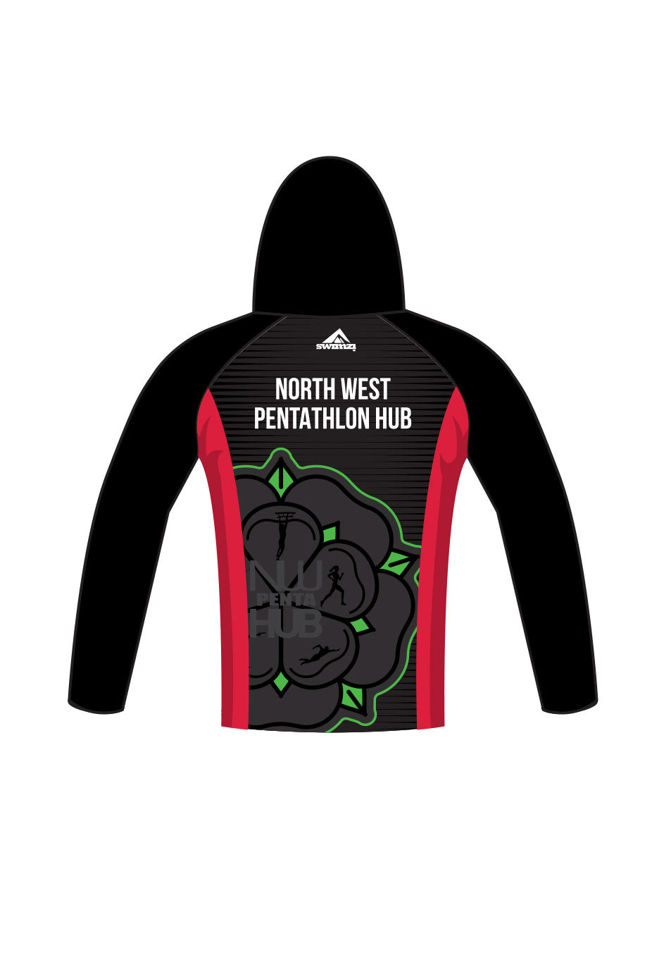 North West Pentathlon Hub Adult Unisex Winter Zipped Performance Hoodie image 1