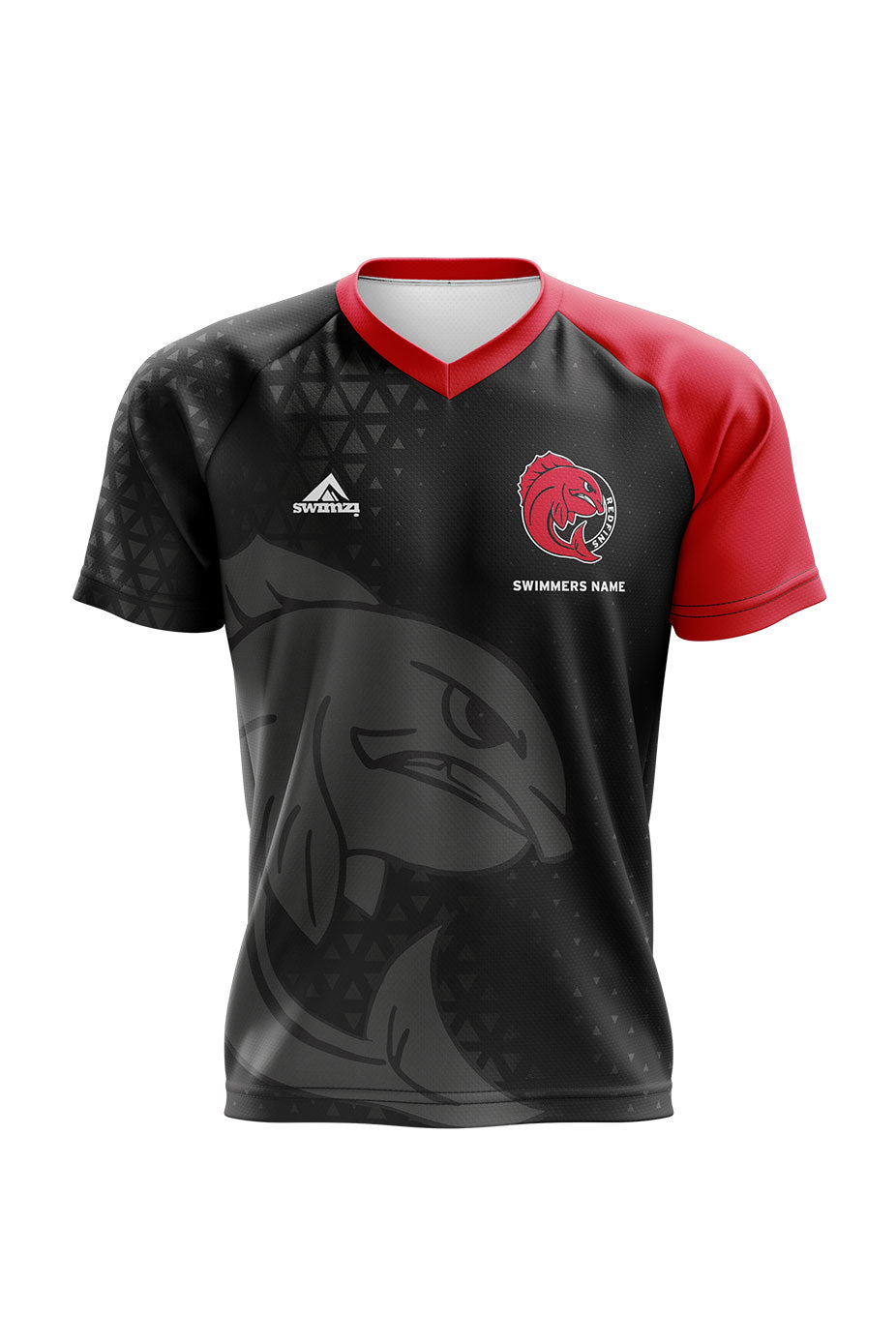 Glen Innes Redfins Swimming Club Adult Unisex Club Shirt - V-Neck image 0