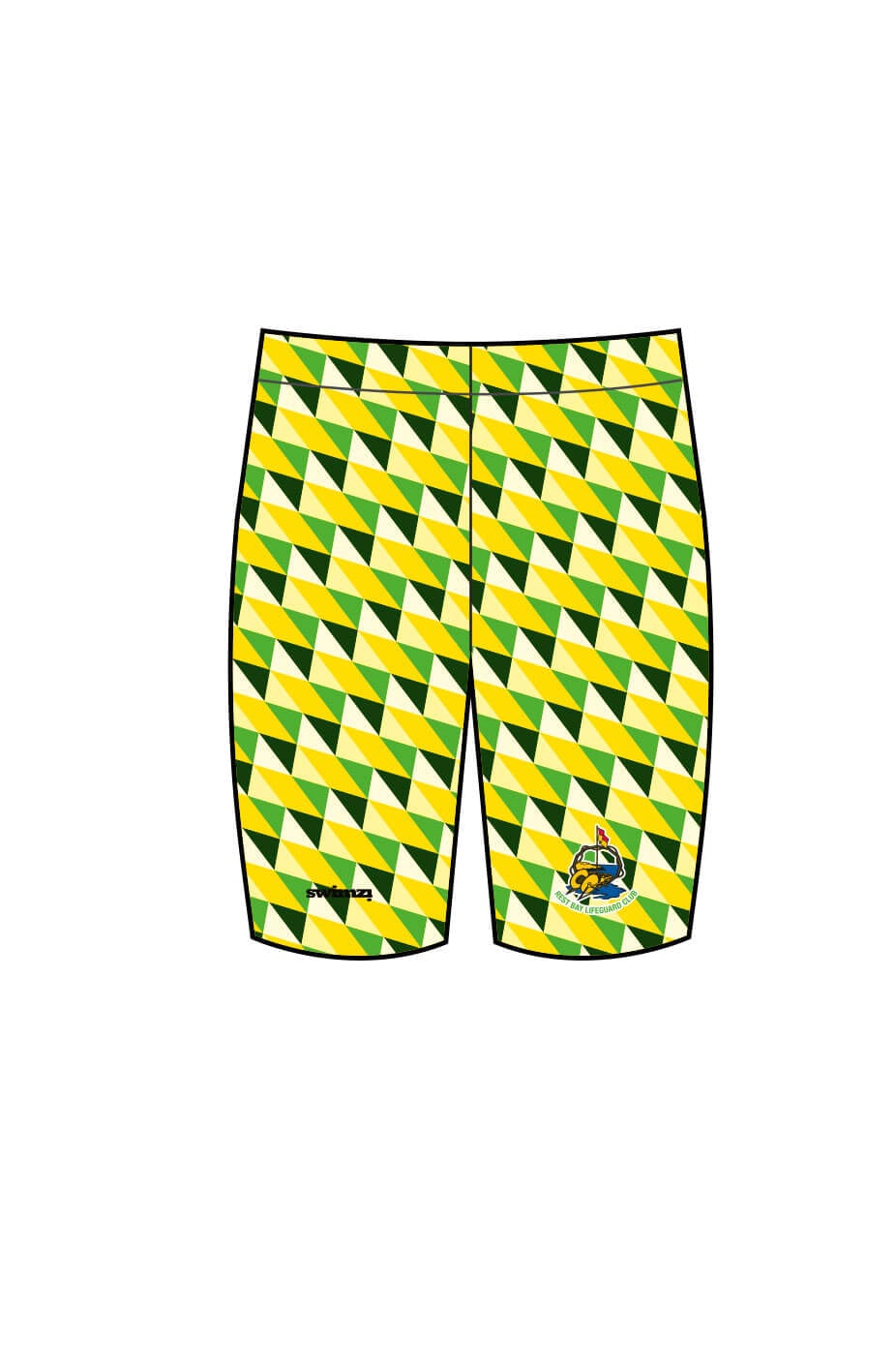 Rest Bay Lifeguards SC Kids Male Jammers - Green image 0