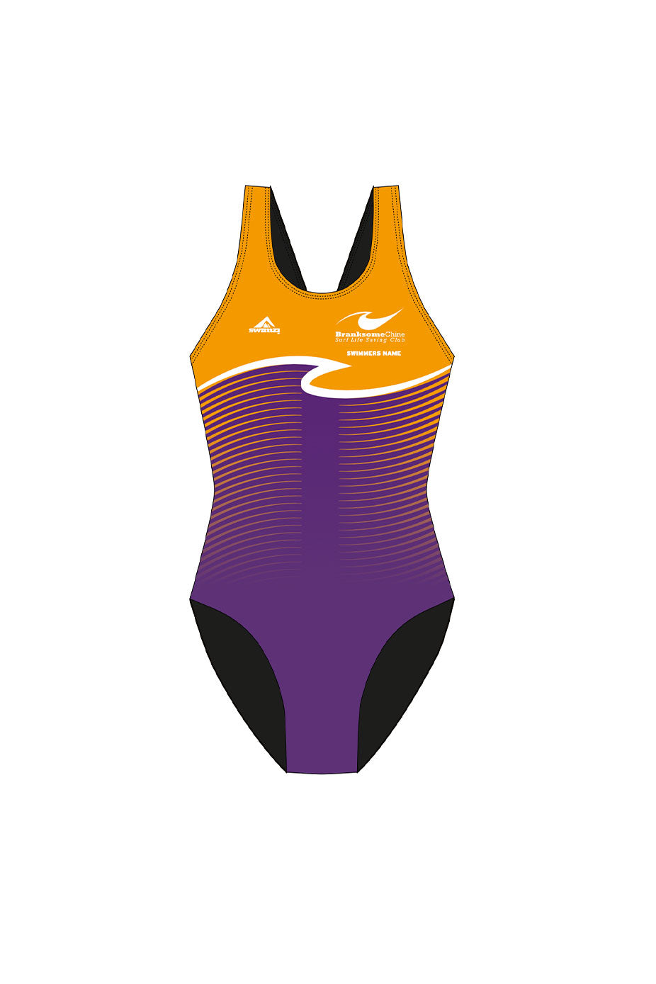 Branksome Chine Surf Life Saving Club Adult Female Broadstrap Swimsuit image 0