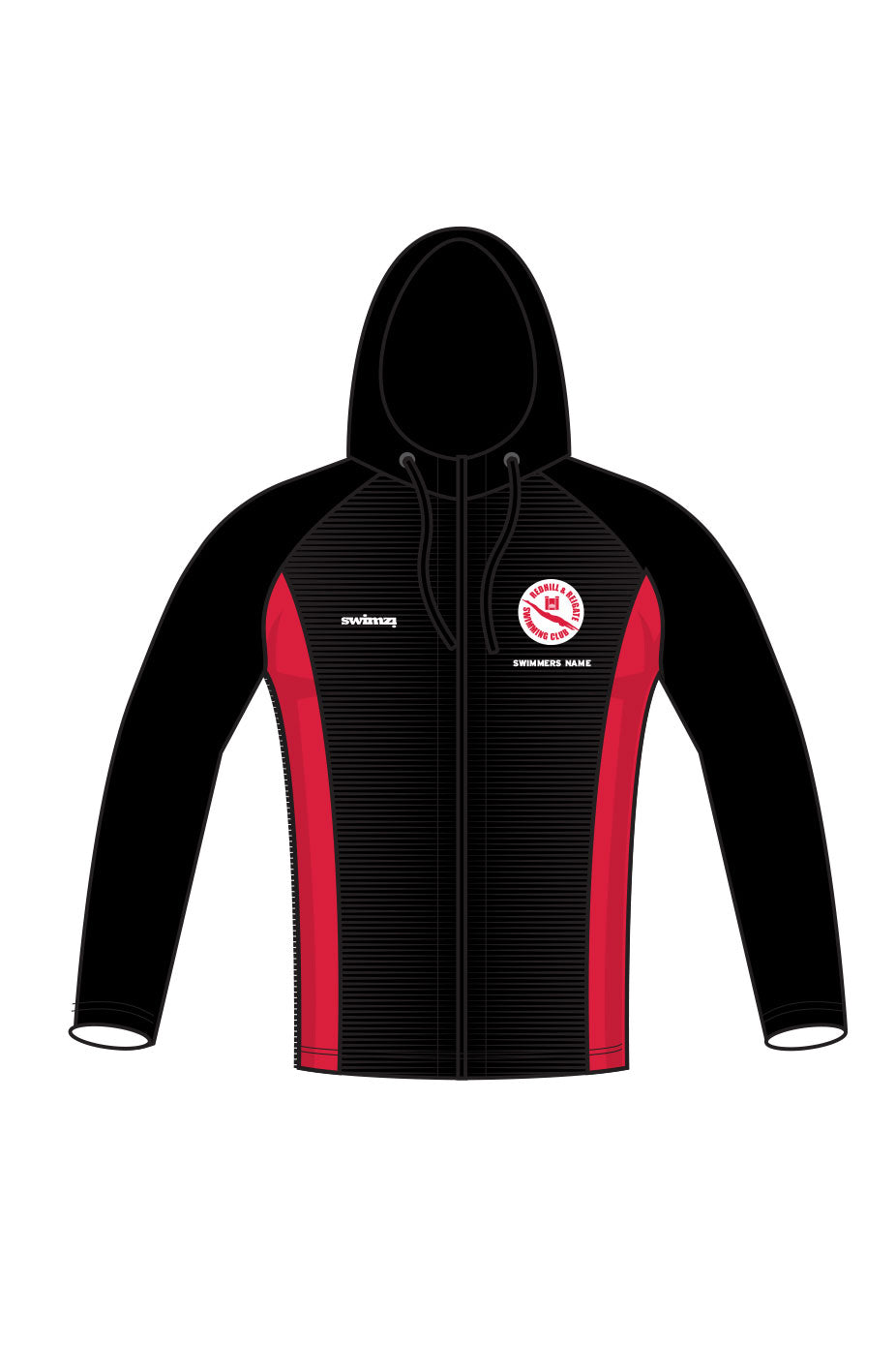 Redhill & Reigate SC Adult Unisex Zipped Performance Hoodie image 0