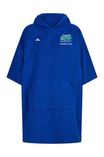 Edlington Stingrays ASC Adult Unisex Towel Poncho - Royal Blue image 0