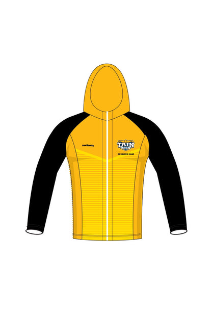 Tain SC Kids Unisex Zipped Performance Hoodie - Yellow image 0