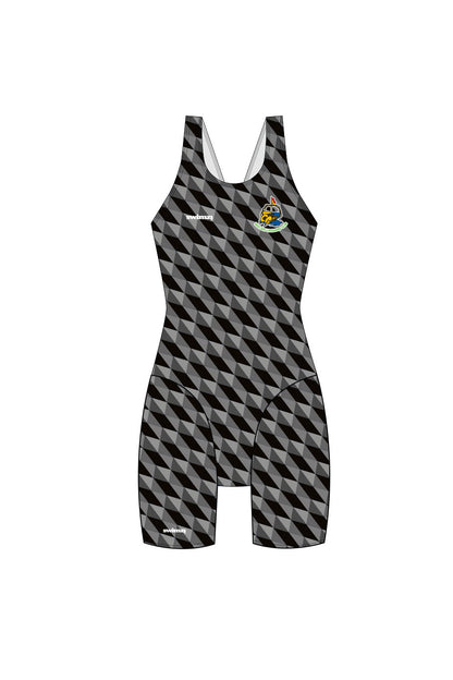 Rest Bay Lifeguards SC Adult Female Knee Suit - Black image 0