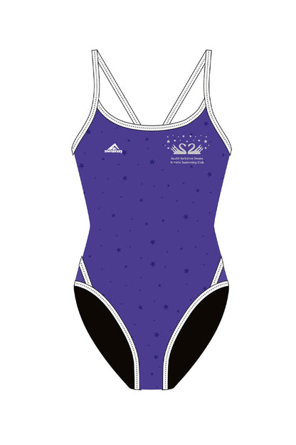South Yorkshire Swans Artistic Swimming Club Adult Female Thinstrap Swimsuit image 0