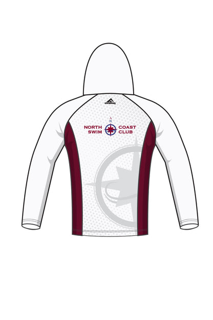 North Coast Swim Club Adult Unisex Zipped Performance Hoodie image 1