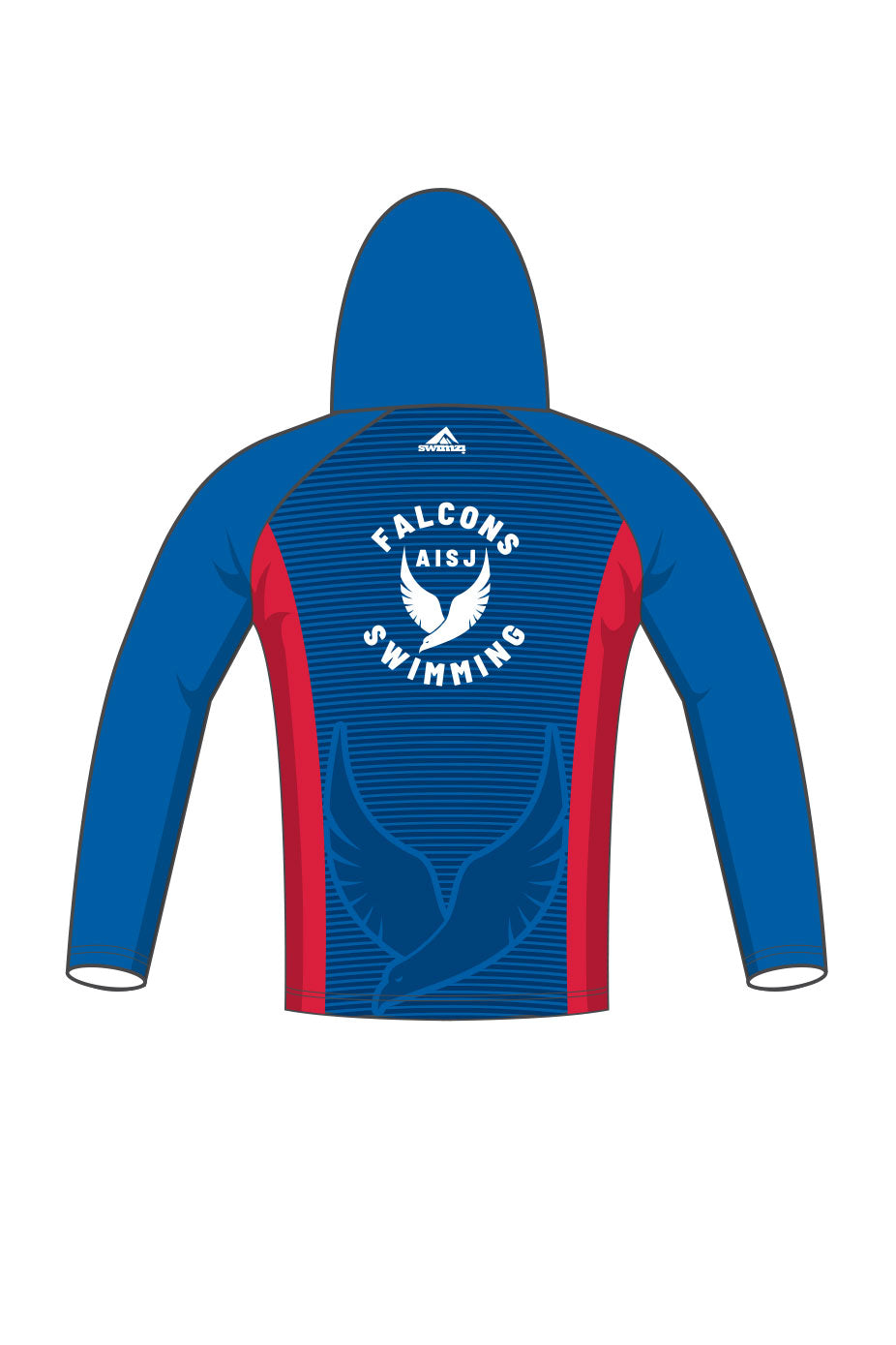 American International School of Jeddah Adult Female Swimming Zipped Performance Hoodie image 1