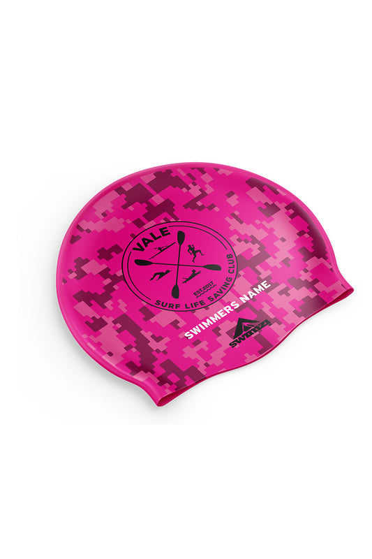 Unisex Club Swim Cap - Silicone Suede image 0