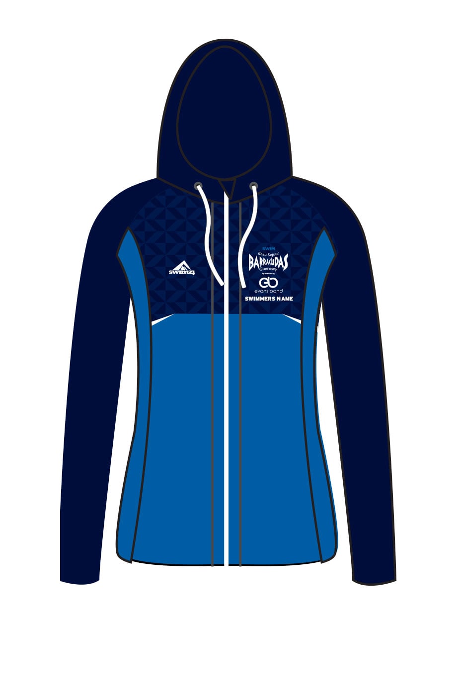 Beau Sejour Barracudas Adult Female Zipped Tracksuit Top image 0