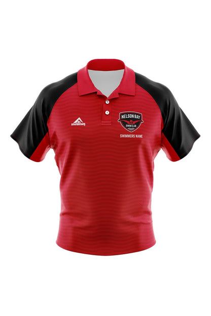 Nelson Bay Swim Club Kids Unisex Polyester Supporter Shirt - Polo Neck image 0