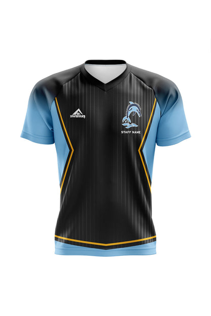 Melton Mowbray SC Adult Unisex Coach Shirt - V-Neck image 0