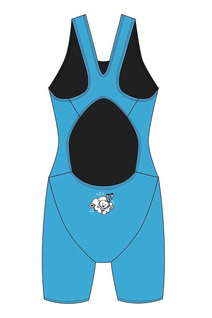Polar Bear Challenge Adult Female Polar Bear Knee Suit - Blue image 1