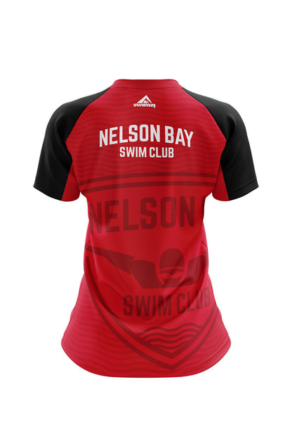 Nelson Bay Swim Club Adult Female Polyester Club Shirt - V-Neck image 1