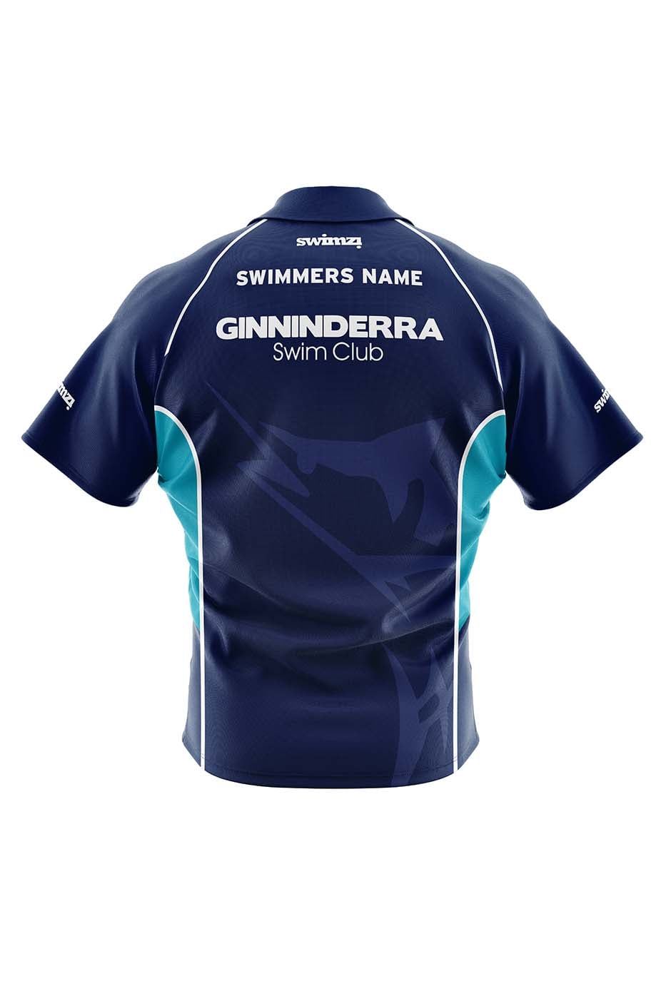 Ginninderra Swim Club Adult Unisex Club Shirt - Polo Neck image 1