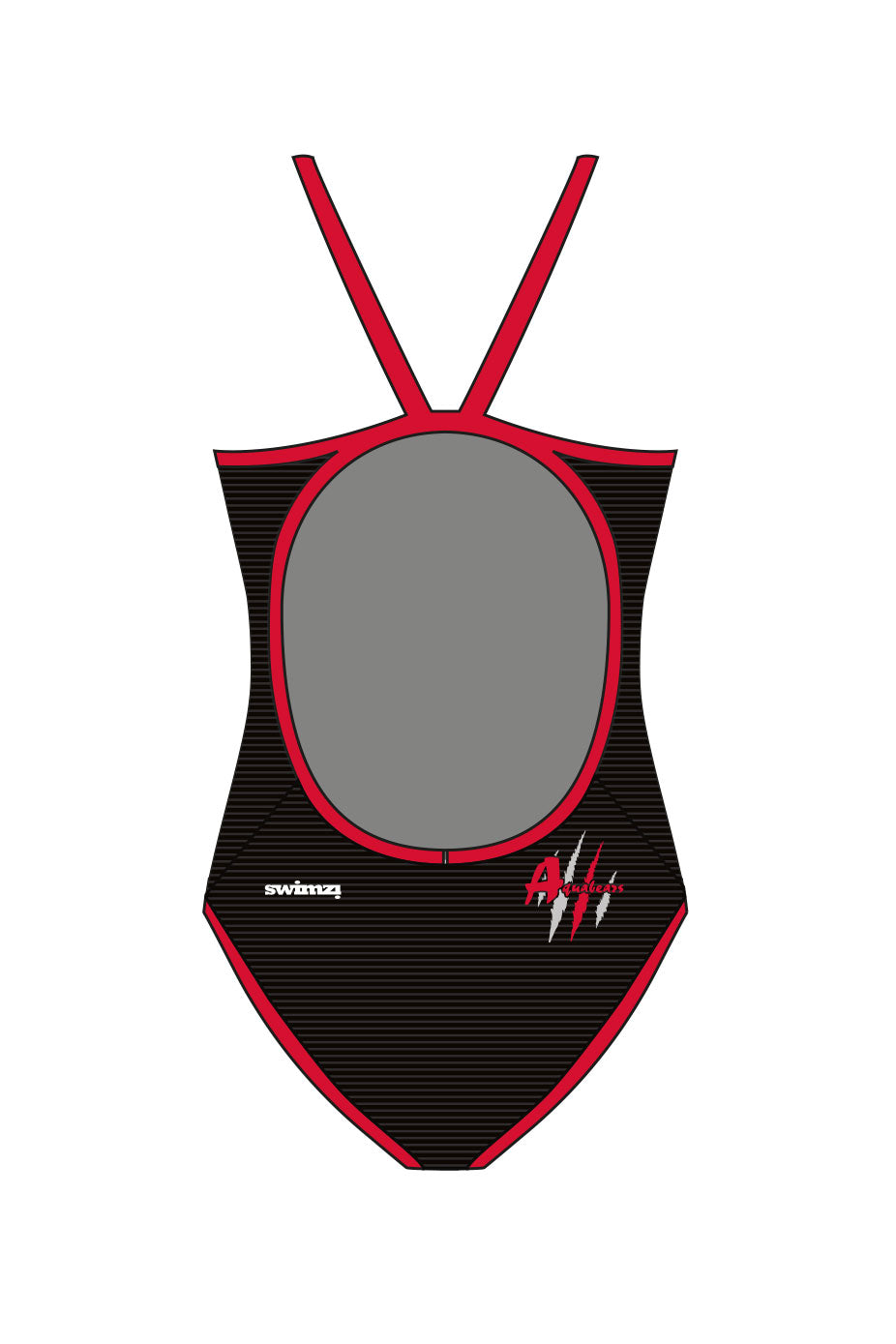 Aquabears of Rochdale SC Adult Female Thin Strap Swimsuit image 1