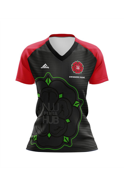 North West Pentathlon Hub Kids Female Club Shirt - V-Neck - Opt2 image 0
