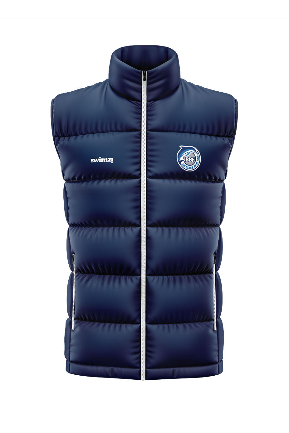 Bicester Blue Fins SC Adult Unisex Reversible Gilet image 1