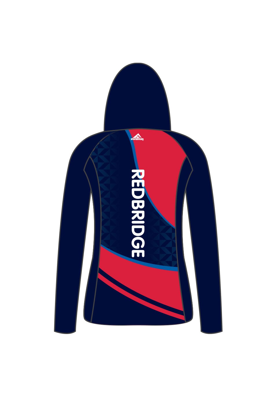 London Borough of Redbridge SC Adult Female Zipped Performance Hoodie image 1