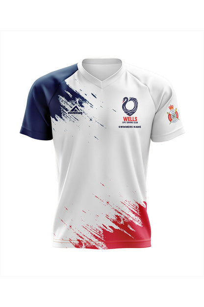 Wells Lifesaving Club Kids Unisex Club Shirt - V-Neck image 0