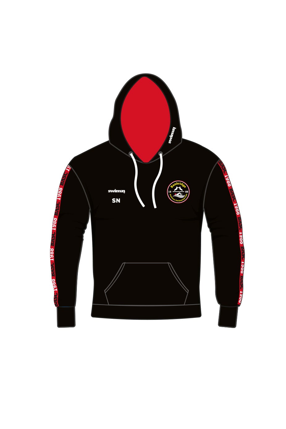 Banbridge Amateur Swimming Club Adult Unisex Pullover Performance Hoodie image 0