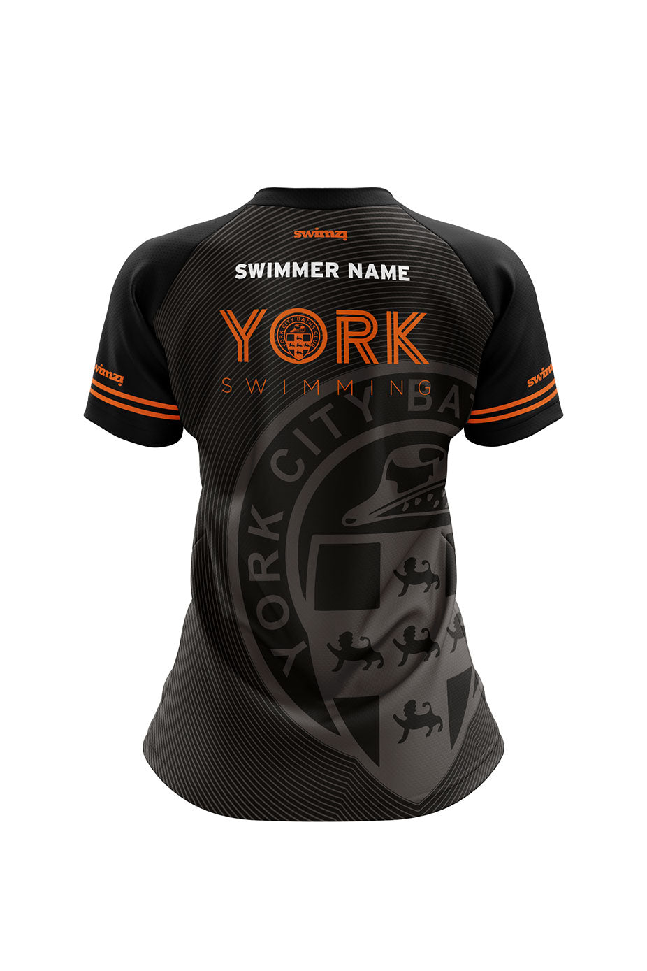 York City Baths Club Adult Female Polyester Club Shirt - V-Neck image 1