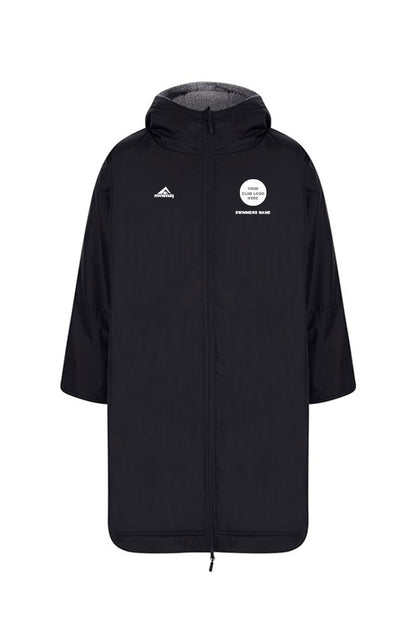 Team Robe Shop Adult Unisex Swimzi Team Robe - Black image 0