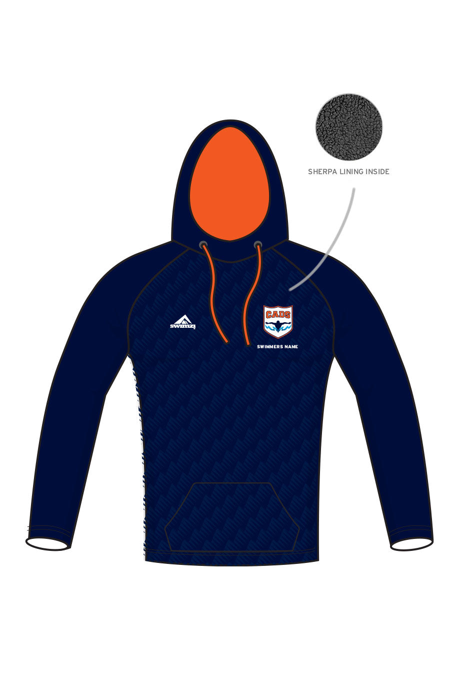 Cleethorpes & District SC Adult Unisex Winter Pullover Performance Hoodie image 0