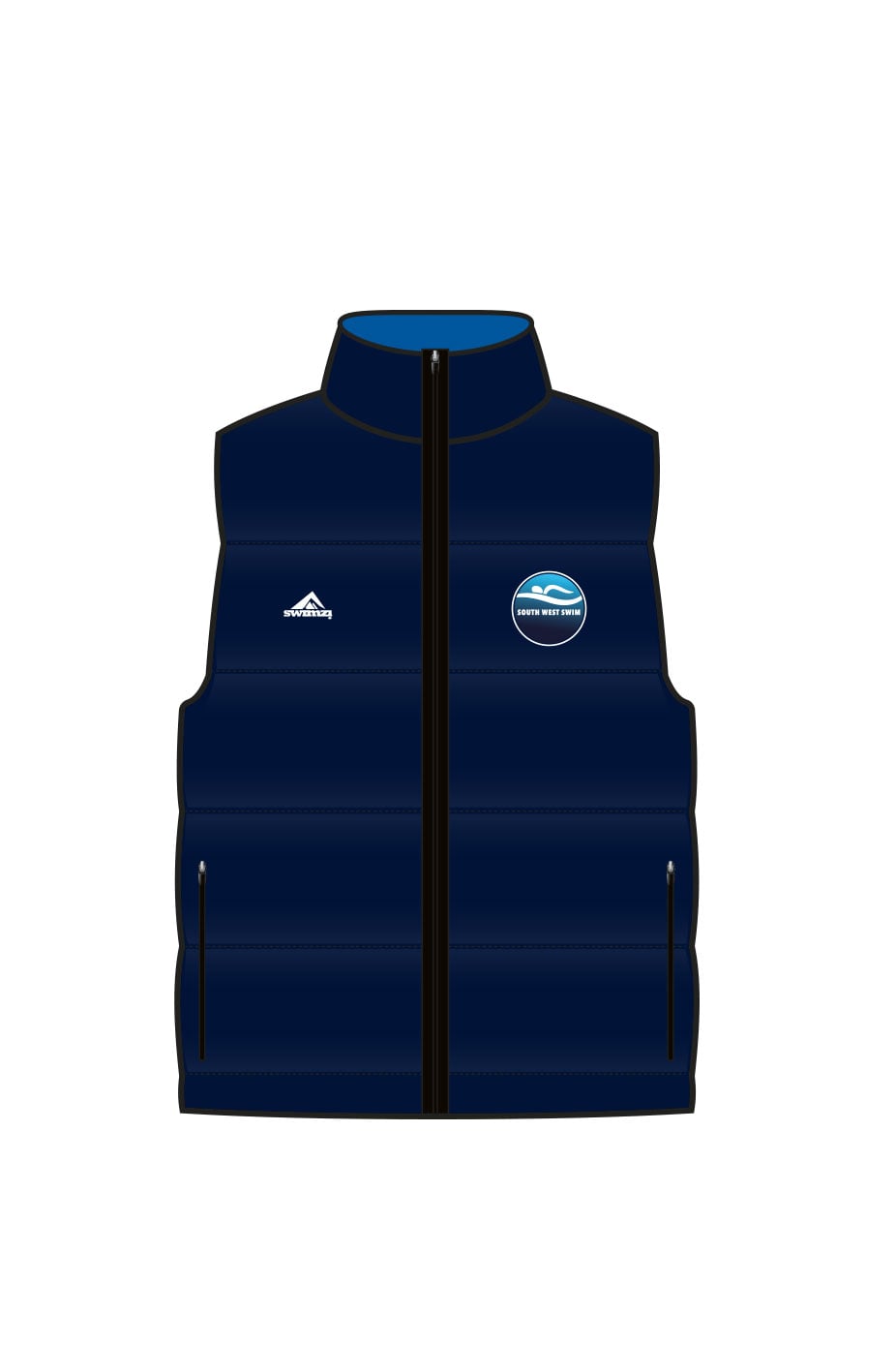 South West Swim Adult Unisex Reversible Gilet image 2