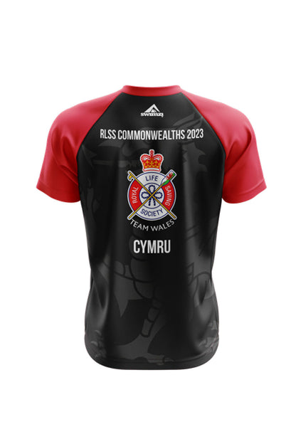 RLSS Wales Lifesaving Team Adult Unisex Team Manager Shirt Opt1 - V-Neck image 1
