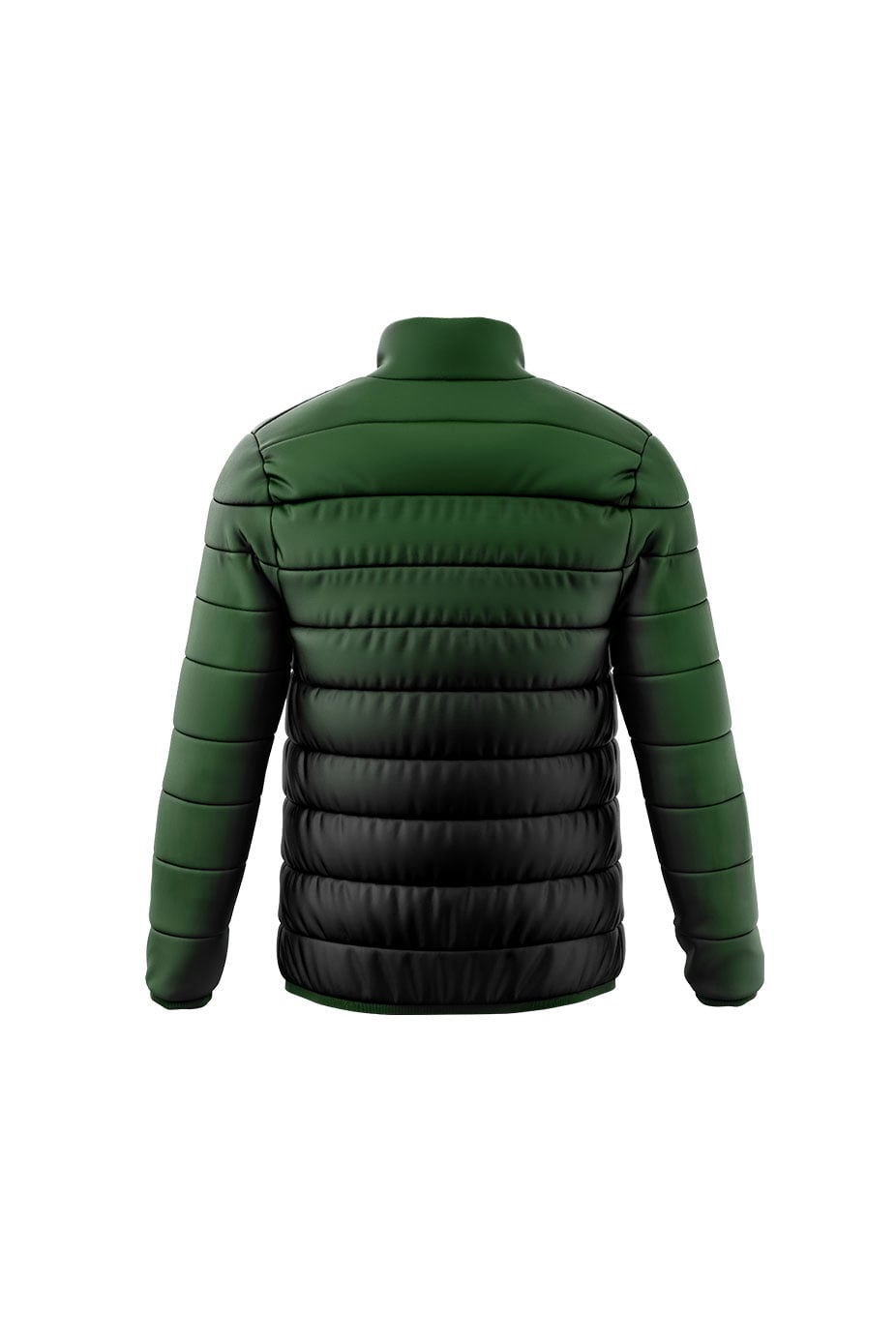 Afan Valley SC Adult Unisex Padded Jacket - Green/Black image 1