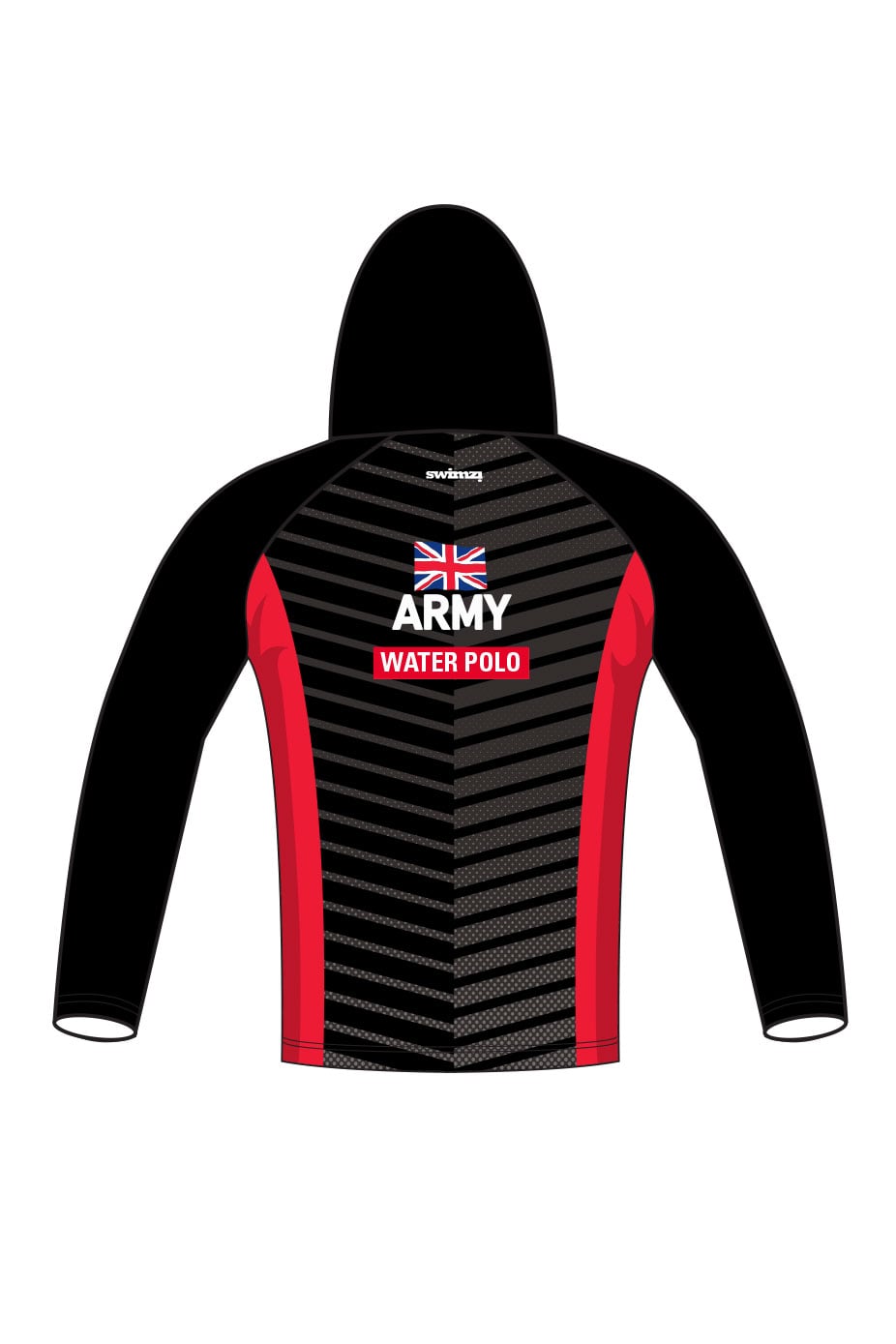 Army Swimming & Triathlon Adult Unisex Water Polo Zipped Performance Hoodie image 1