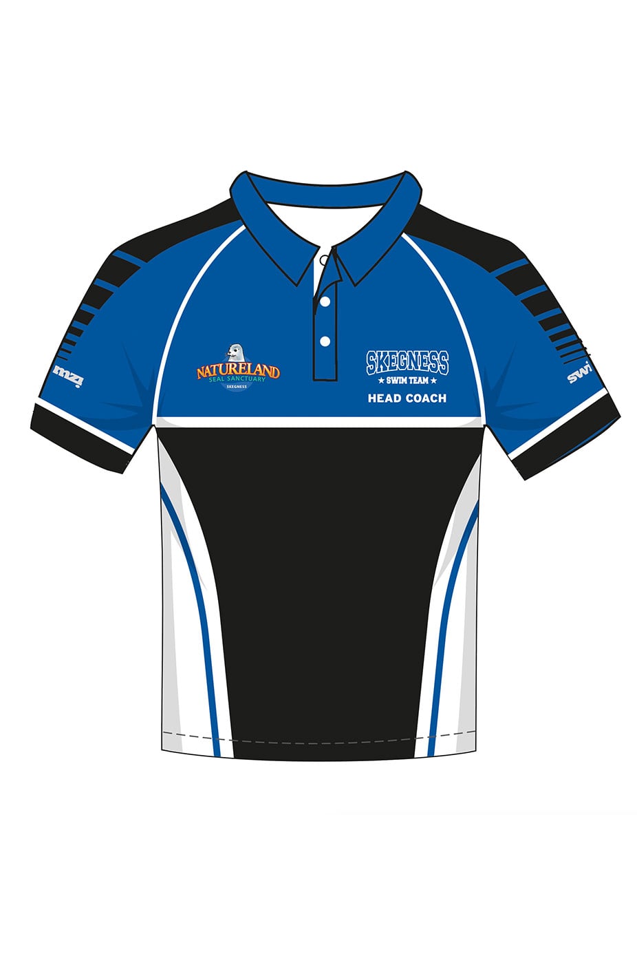 Skegness ASC Adult Unisex Polyester Coach Shirt - Polo Neck image 0