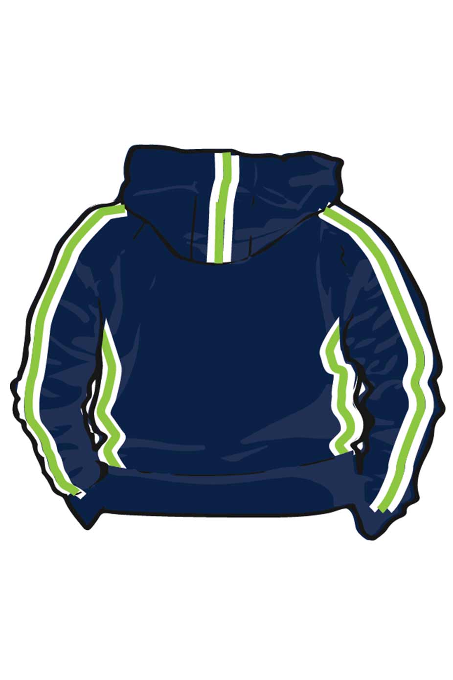 Flixton Swim Team Adult Unisex Sweat Pullover Hoodie image 1