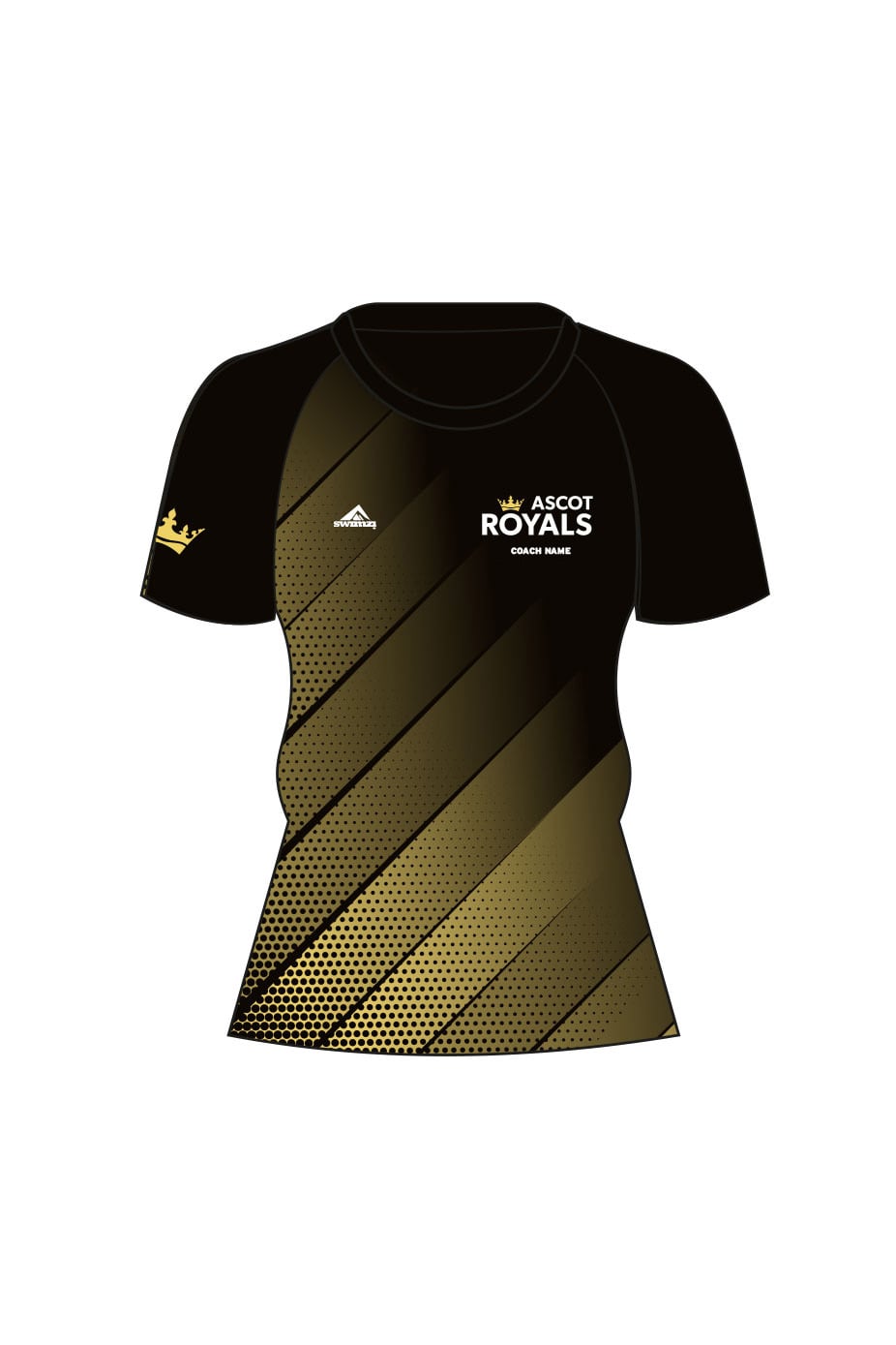 Ascot Royals Swim Club Adult Female Coach Shirt - Round Neck image 0