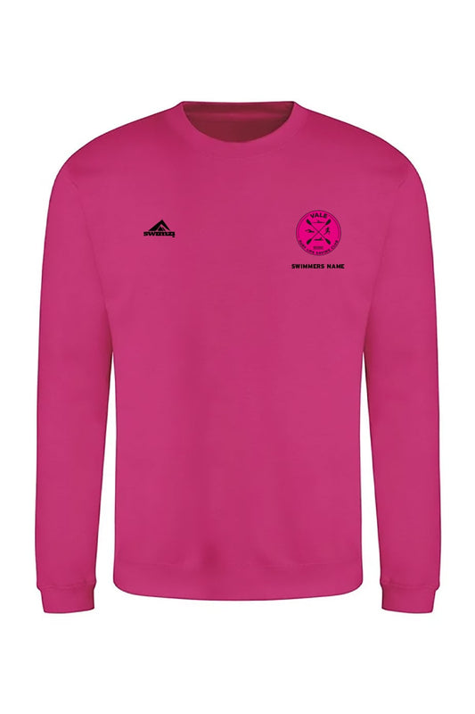 Vale SLSC Adult Unisex Cotton Sweatshirt - Pink image 0