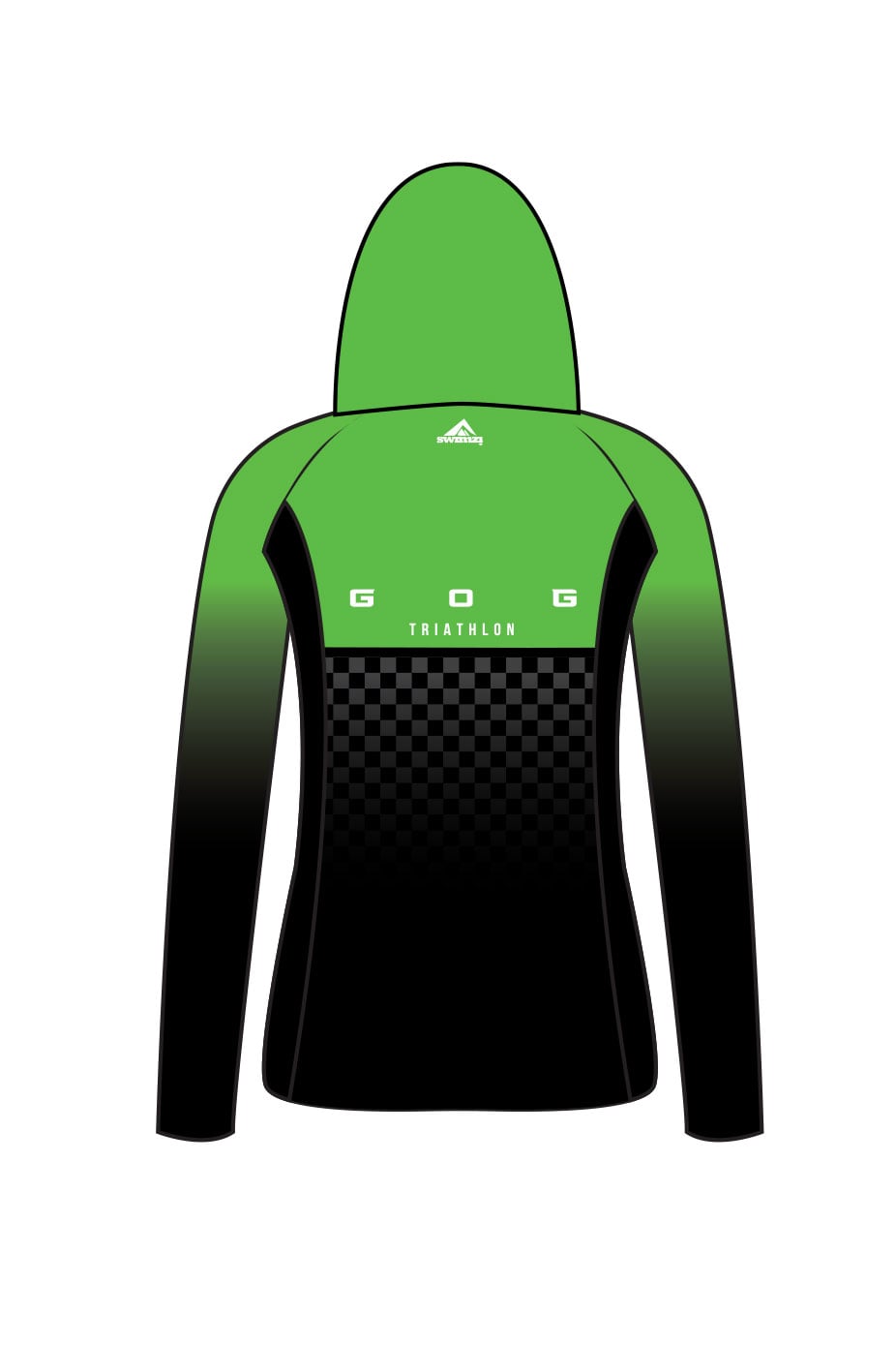 GOG Triathlon Club Adult Female Zipped Performance Hoodie image 1