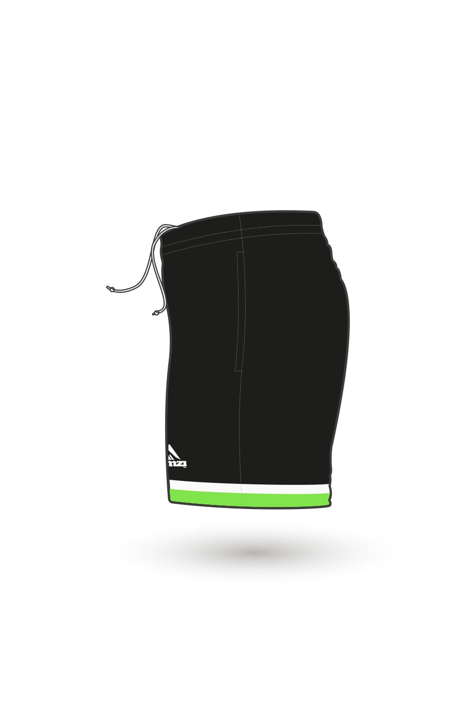 Whitmore Bay SLSC Adult Unisex Sport Shorts image 1