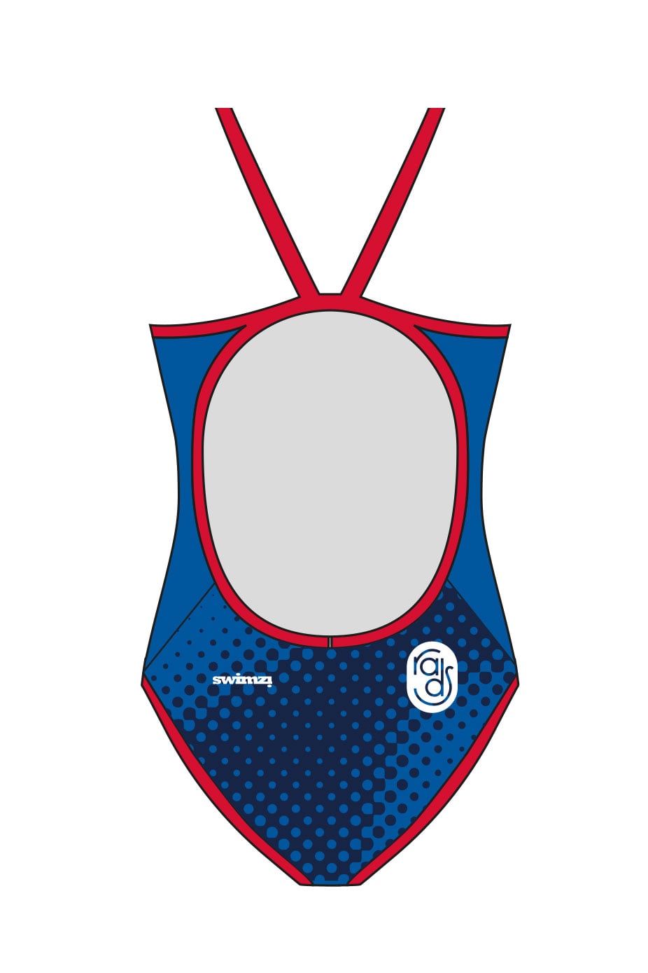 Rochford & District SC Adult Female Thinstrap Swimsuit image 1
