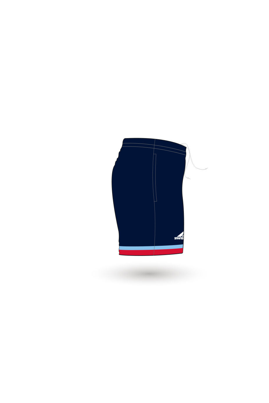 Schools Swimming Super League Adult Unisex Eastbourne College Sport Shorts image 1