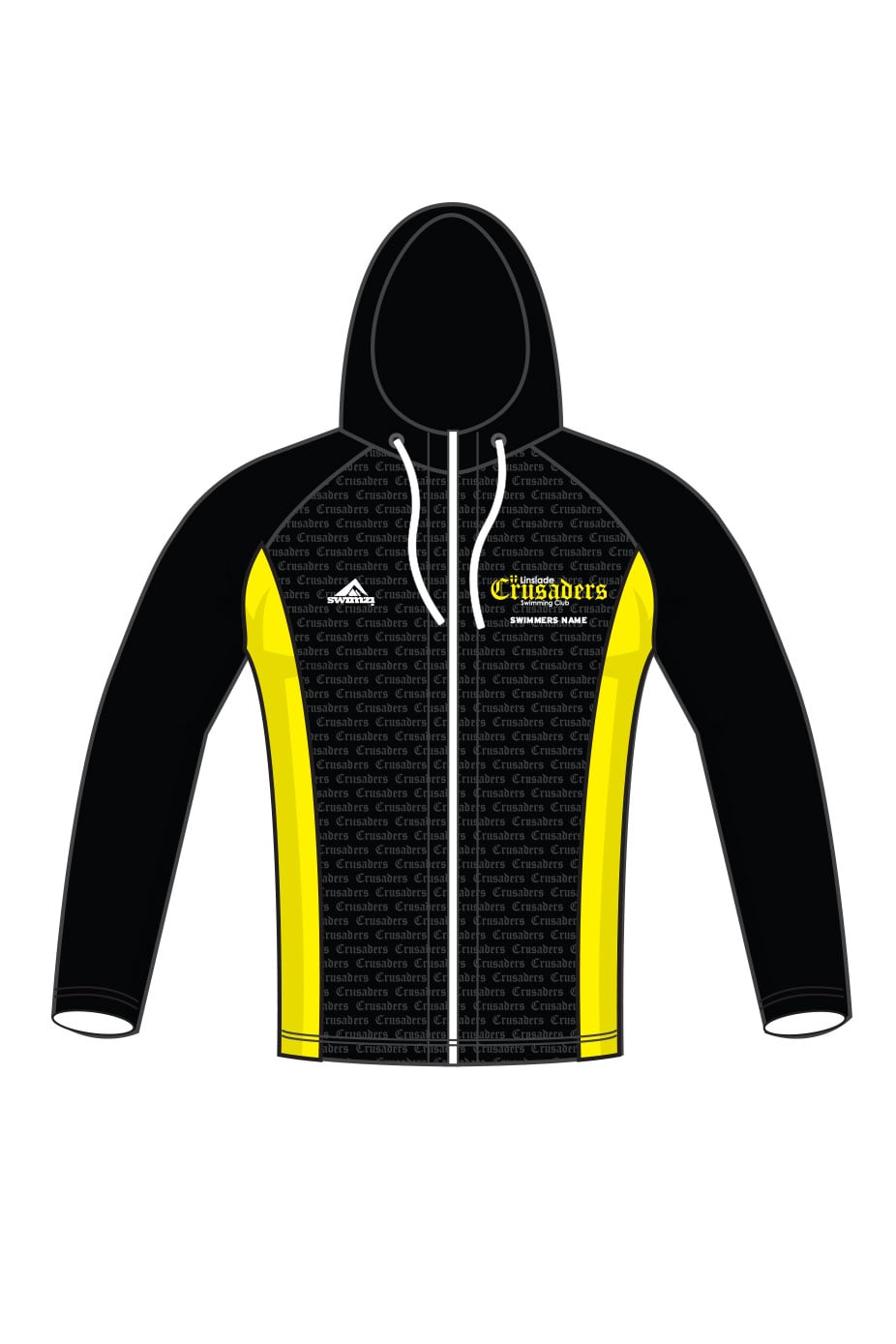 Linslade Crusaders Swimming Club Kids Unisex Zipped Performance Hoodie image 0