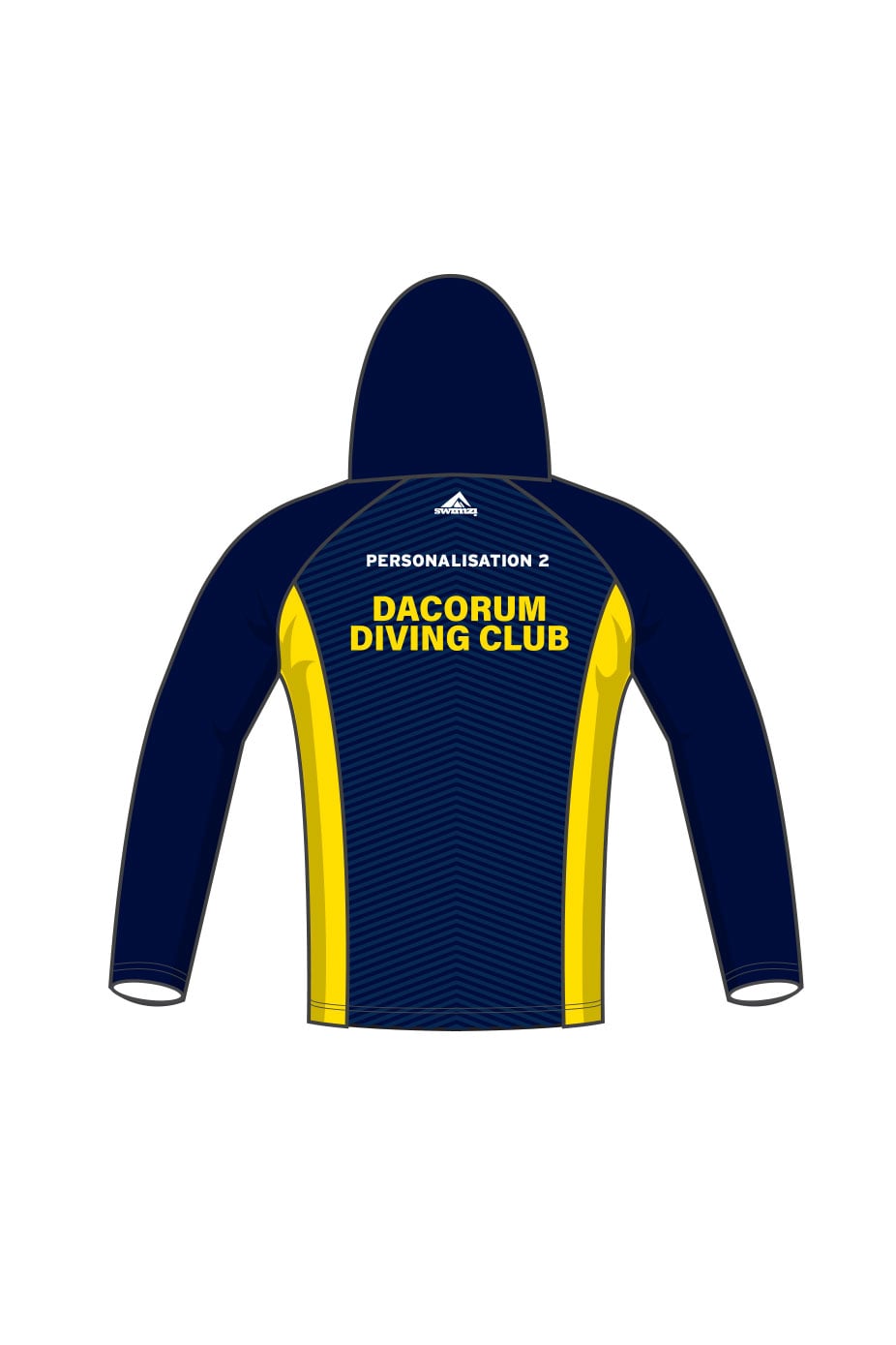 Dacorum Diving Club Adult Unisex Zipped Performance Hoodie image 1