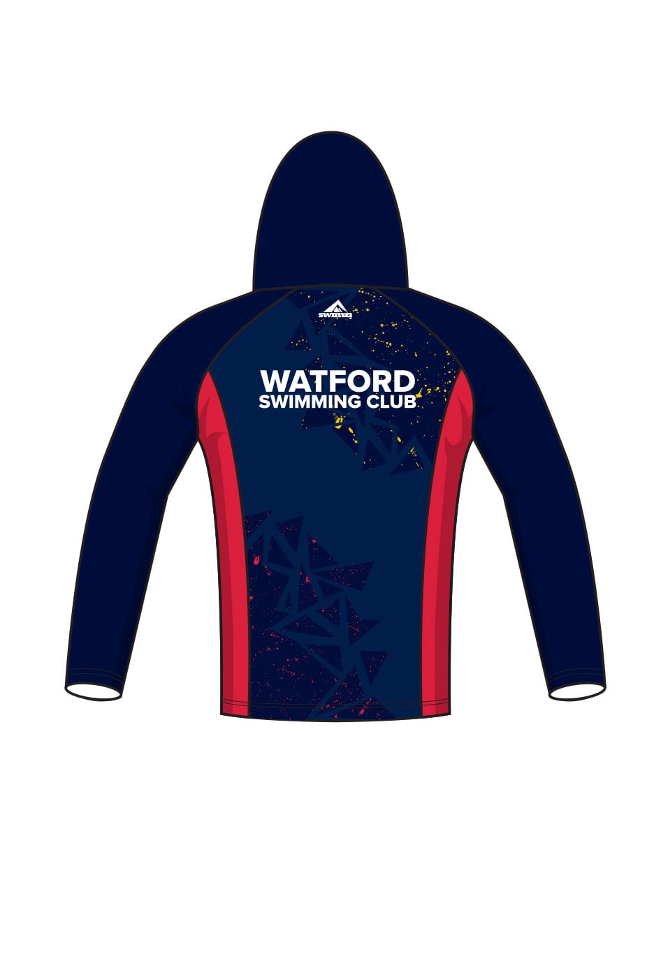 Watford SC Adult Unisex Zipped Performance Hoodie image 1