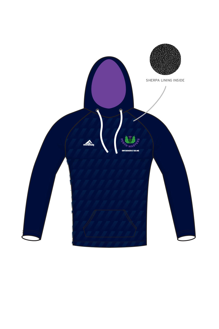 Perth Masters Kids Unisex Winter Pullover Performance Hoodie image 0