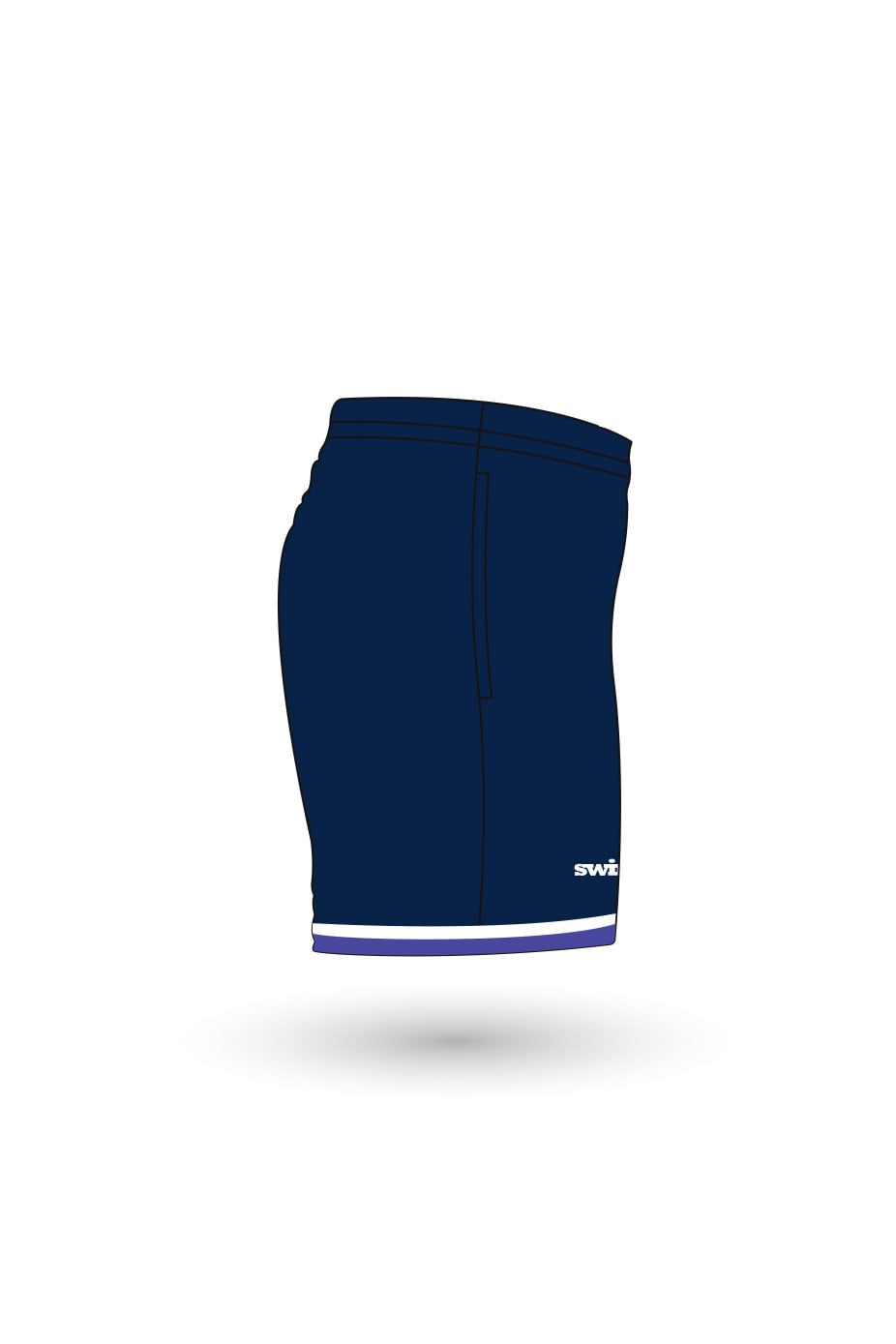 Potters Bar SC Adult Unisex Polyester Sport Shorts image 1