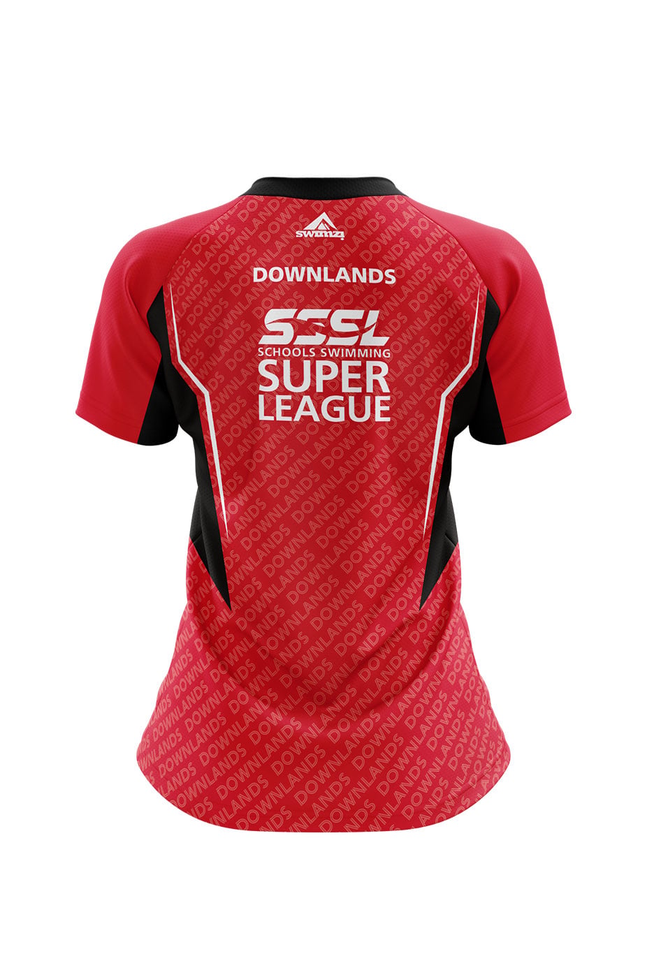 Schools Swimming Super League Adult Female Downlands Club Shirt - V-Neck image 1