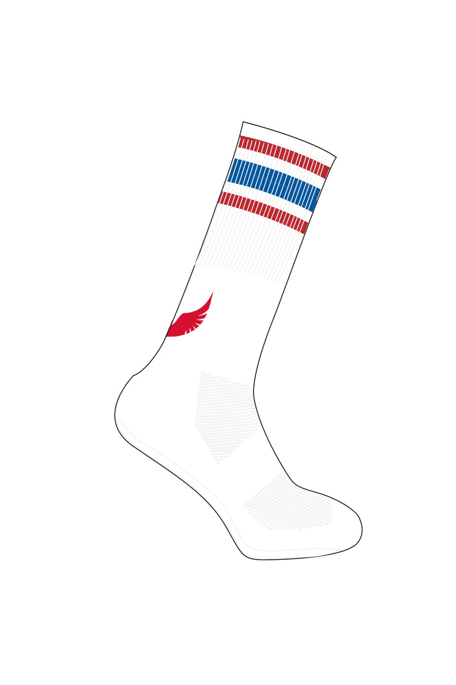 American International School of Jeddah Adult Unisex Soccer Away Socks image 0