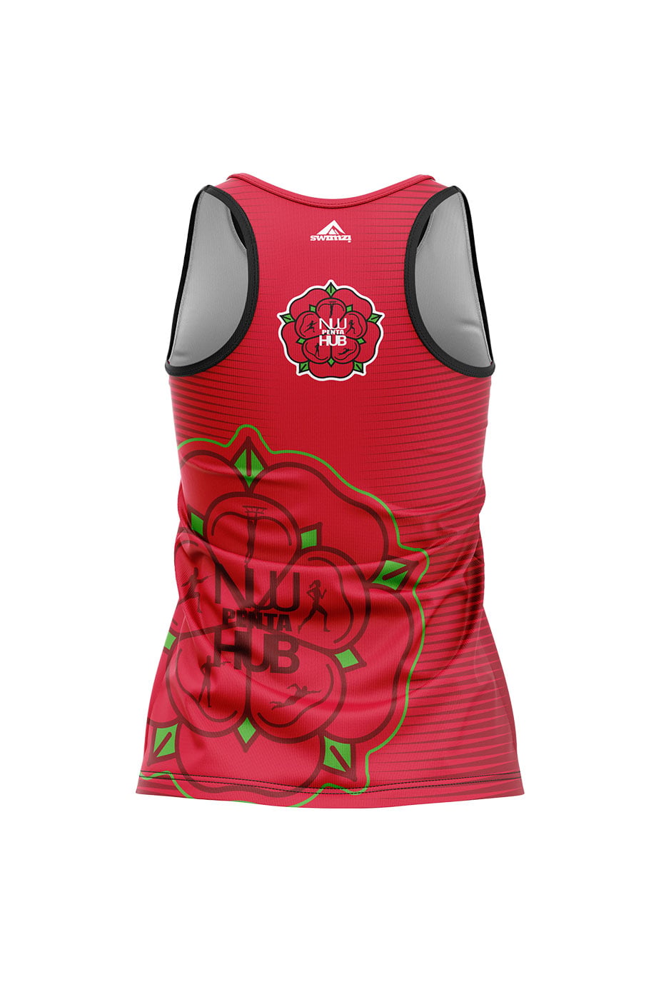 North West Pentathlon Hub Adult Female Sports Vest - Red image 1